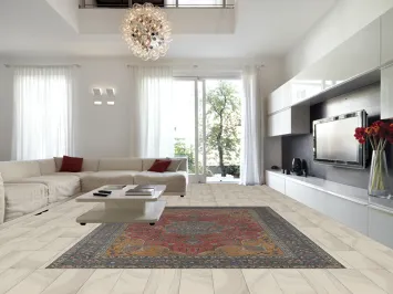 Vintage Pink Wool Tabriz Persian Area Rug 10x13