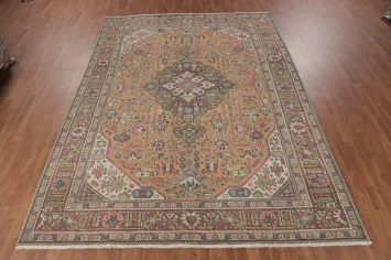 Traditional Wool Tabriz Persian Area Rug 8x11