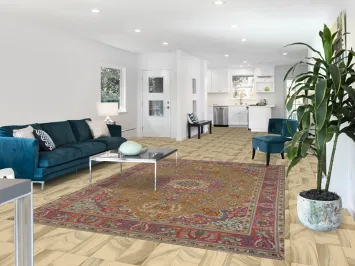 Traditional Wool Tabriz Persian Area Rug 7x10