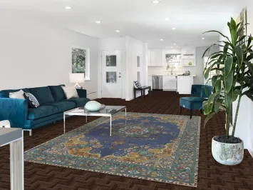 Traditional Wool Tabriz Persian Area Rug 6x10