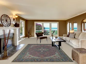 Traditional Wool Tabriz Persian Area Rug 7x10