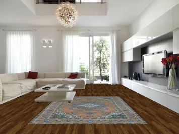 Vintage Wool Tabriz Persian Area Rug 8x11