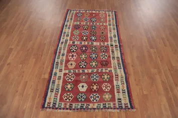 Vegetable Dye Kilim Qashqai Persian Rug 3x6
