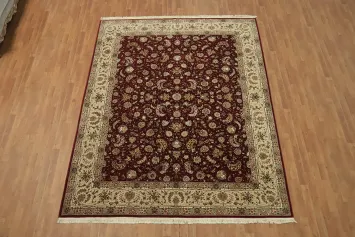 Vegetable Dye Floral Aubusson Chinese Area Rug 8x10