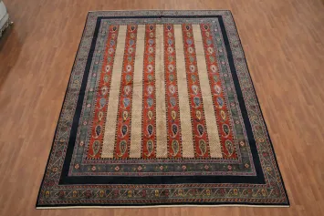 Vegetable Dye Qashqai Persian Large Rug 10x14