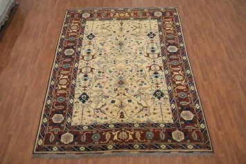 Vegetable Dye Wool Ziegler Oriental Area Rug 10x12