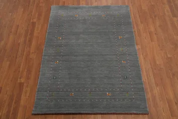 Little Animals Wool Design Gabbeh Oriental Accent Rug 4x6