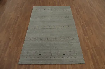 Tribal Gabbeh Oriental Area Rug 5x8