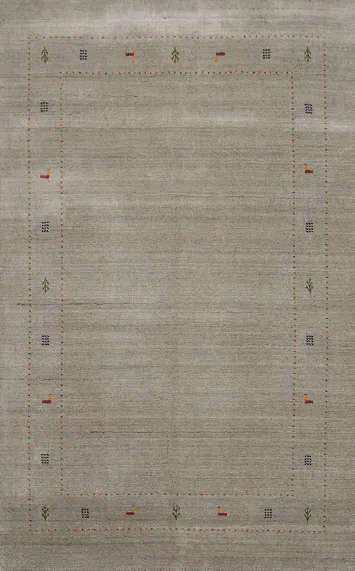 Tribal Gabbeh Oriental Area Rug 5x8