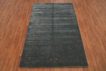 Handmade Wool Gabbeh Oriental Area Rug 5x8