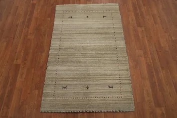 Handmade Gabbeh Oriental Accent Rug 3x5