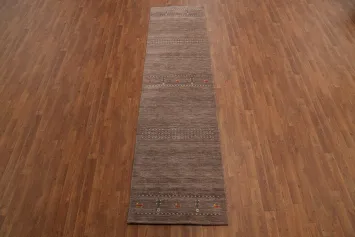 Tribal Wool Gabbeh Oriental Runner Rug 3x10