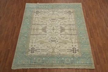 Handmade Wool Oushak Indian Area Rug 8x10