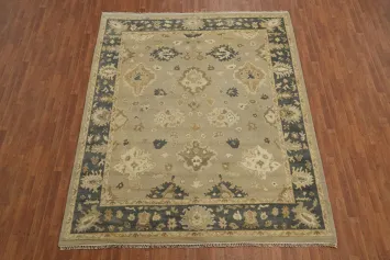 Camel Wool Handmade Oushak Indian Area Rug 8x10