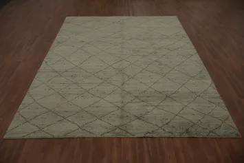 Trellis Moroccan Indian Area Rug 9x12