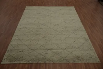 Versatile Moroccan Large Area Rug 9x12 with Classic Design