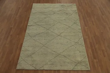 All-Over Trellis Moroccan Indian Area Rug 5x8