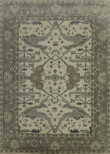 Handmade Wool Oushak Indian Area Rug 8x10