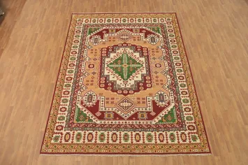Handmade Wool Kazak Indian Area Rug 9x12