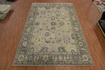 Handmade Wool Oushak Indian Large Rug 12x18