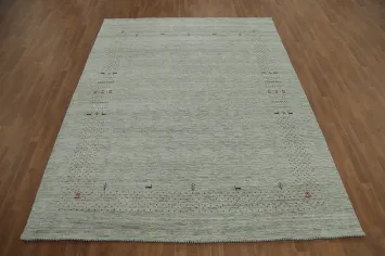 Handmade Wool Gabbeh Indian Area Rug 8x10