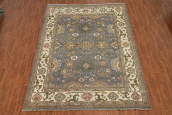 Handmade Wool Oushak Indian Area Rug 9x12