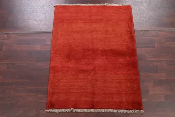 4x5 Gabbeh Shiraz Persian Area Rug