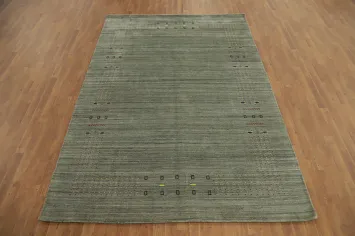 Handmade Wool Gabbeh Indian Area Rug 7x10
