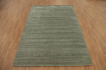 Tribal Wool Gabbeh Indian Area Rug 7x10