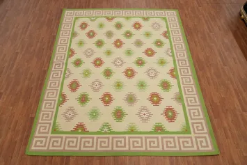 Flat Weave Kilim Durrie Nomad Area Rug 9x12