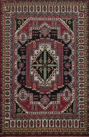 Large Kazak Area Rug 9x12 Enhancing Any Room with Timeless Elegance