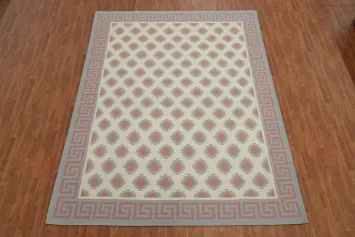 Flat Weave Kilim Durrie Nomad Area Rug 9x12