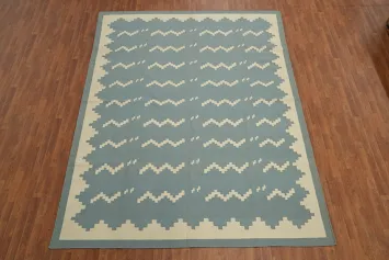 Flat Weave Kilim Durrie Nomad Area Rug 9x12