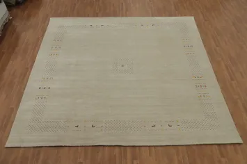 Tribal Gabbeh Square Area Rug 12x12