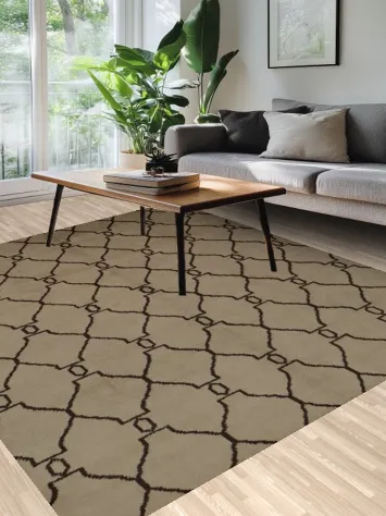 Chic and Subtle Moroccan Area Rug 8x10 for Versatile Decor