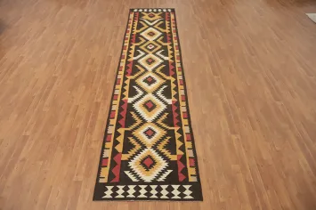 Geometric Kilim Oriental Runner Rug 3x13
