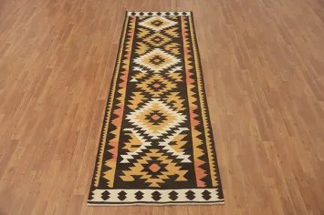 Flat Weave Tribal Kilim Oriental Runner Rug 3x10