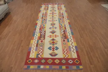 Geometric Kilim Oriental Runner Rug 5x15