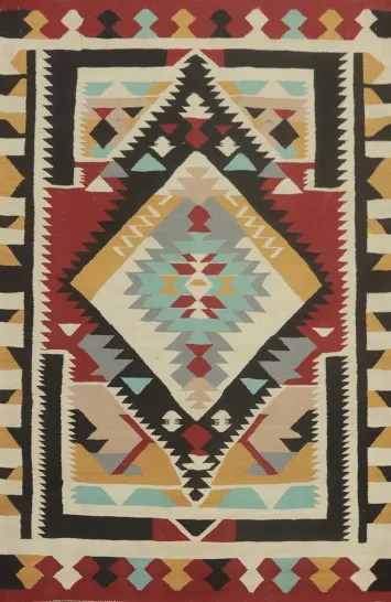 Tribal Geometric Kilim Oriental Area Rug 5x8