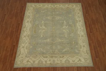 Handmade Wool Oushak Turkish Area Rug 8x10