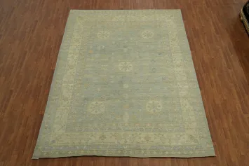 Vegetable Dye Wool Oushak Turkish Area Rug 9x12