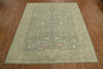 Vegetable Dye Wool Oushak Turkish Area Rug 8x10