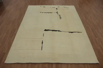 Handmade Wool Gabbeh Vegetable Dye Area Rug 8x10