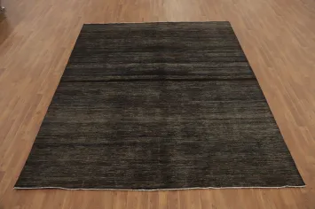 Vegetable Dye Wool Gabbeh Modern Area Rug 8x10