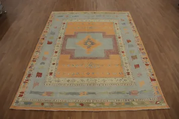 Vegetable Dye Gabbeh Turkish Area Rug 8x10