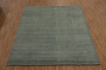 Vegetable Dye Modern Gabbeh Turkish Area Rug 10x11