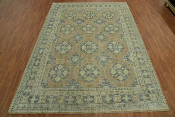 Handmade Wool Oushak Vegetable Dye Area Rug 9x12