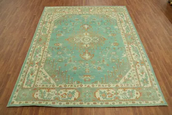 Handmade Wool Oushak Turkish Area Rug 8x10