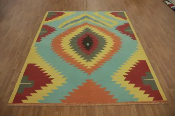 Geometric Kilim Oriental Area Rug 8x10
