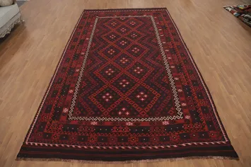 Vegetable Dye Kilim Oriental Area Rug 8x14
